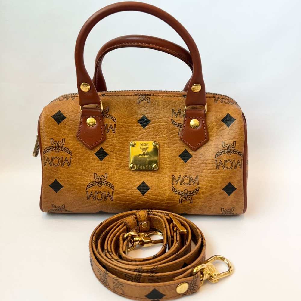 MCM Mini Boston Bag